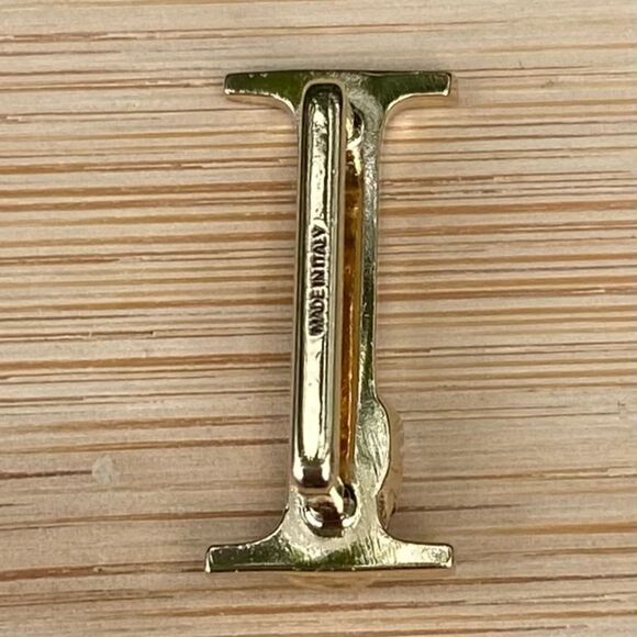 NIB Alexander McQueen 'I' Skull Gold Alphabet Shoe Charm/Necklace Pendant Goth - Picture 4 of 6